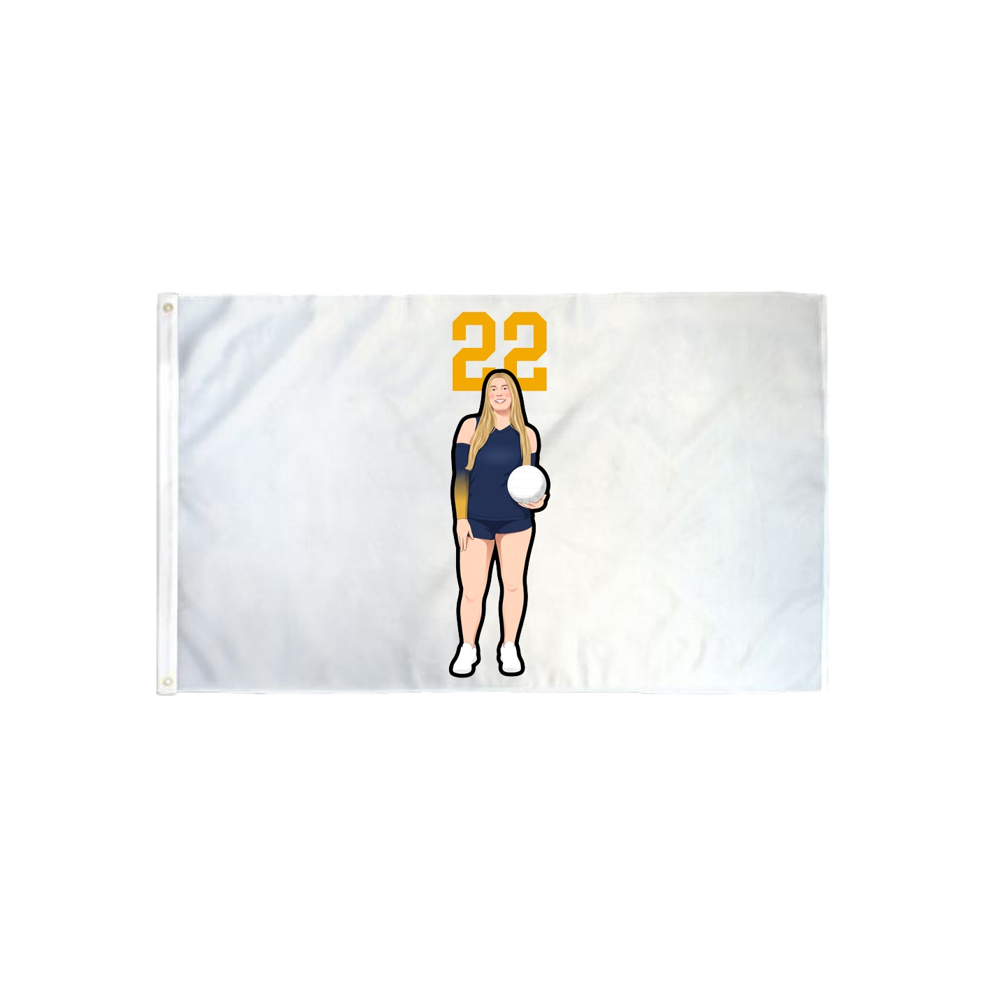 3x5 Flag — Number Top in Classic