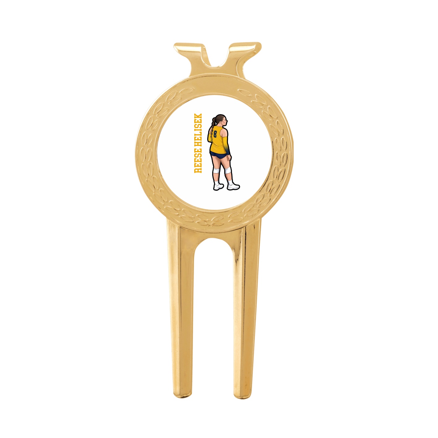 Divot Tool with Ball Marker — Name Vertical in Classic