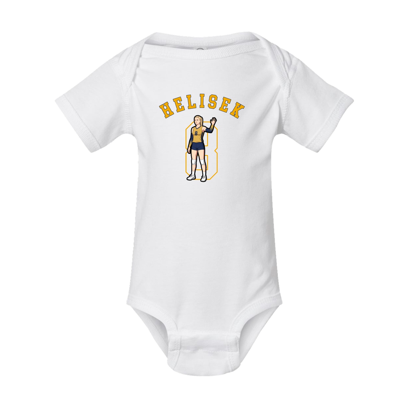 Baby Onesie — Shirsey Arch in White