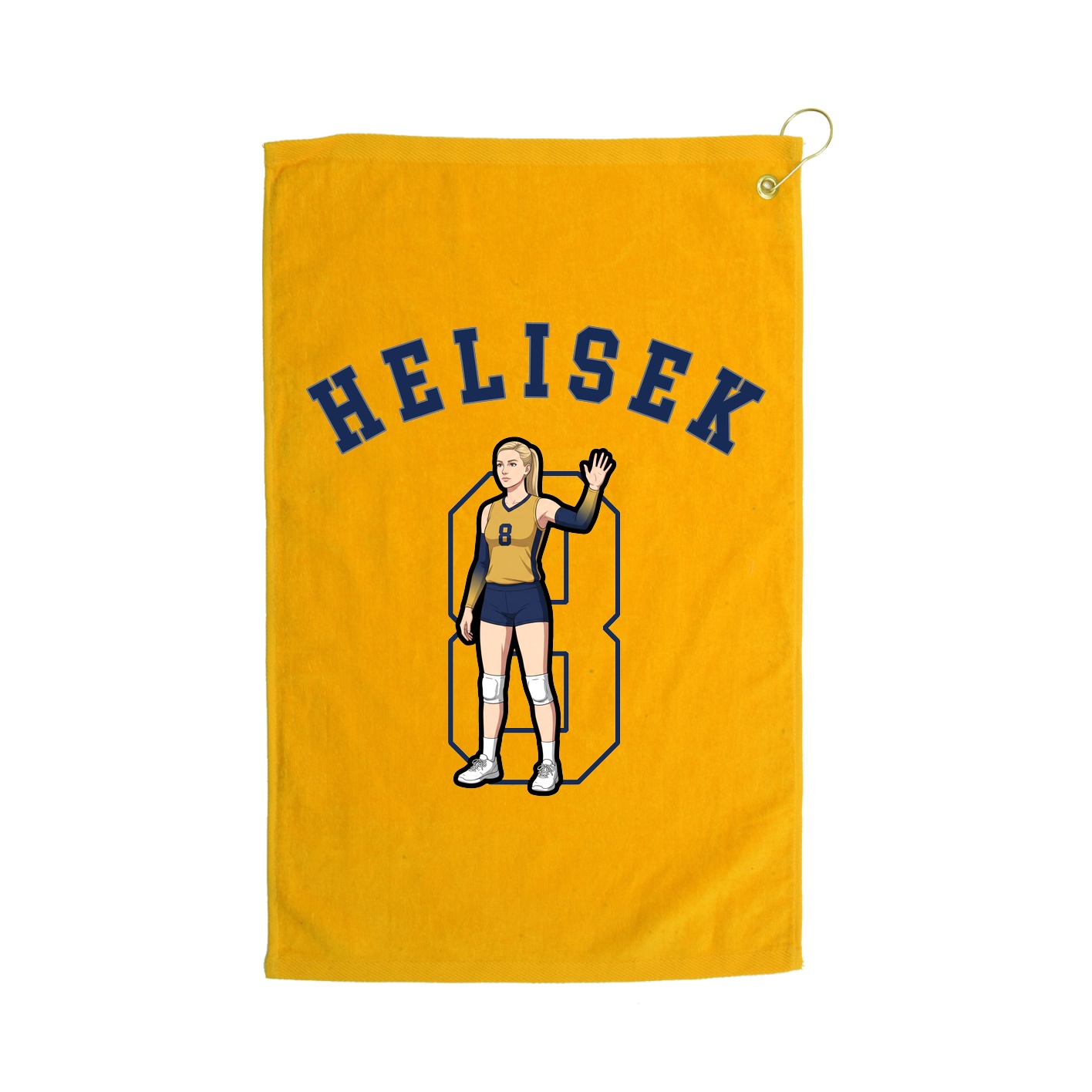 Golf Towel — Shirsey Arch in Gold