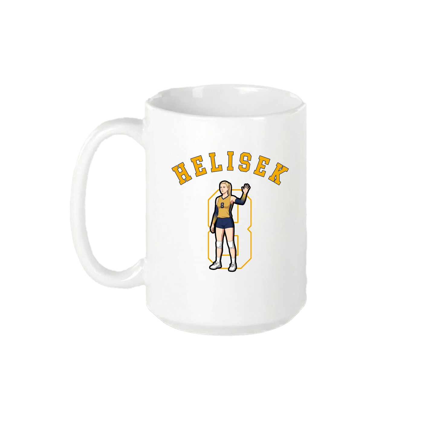 15oz Coffee Mug — Shirsey Arch in White