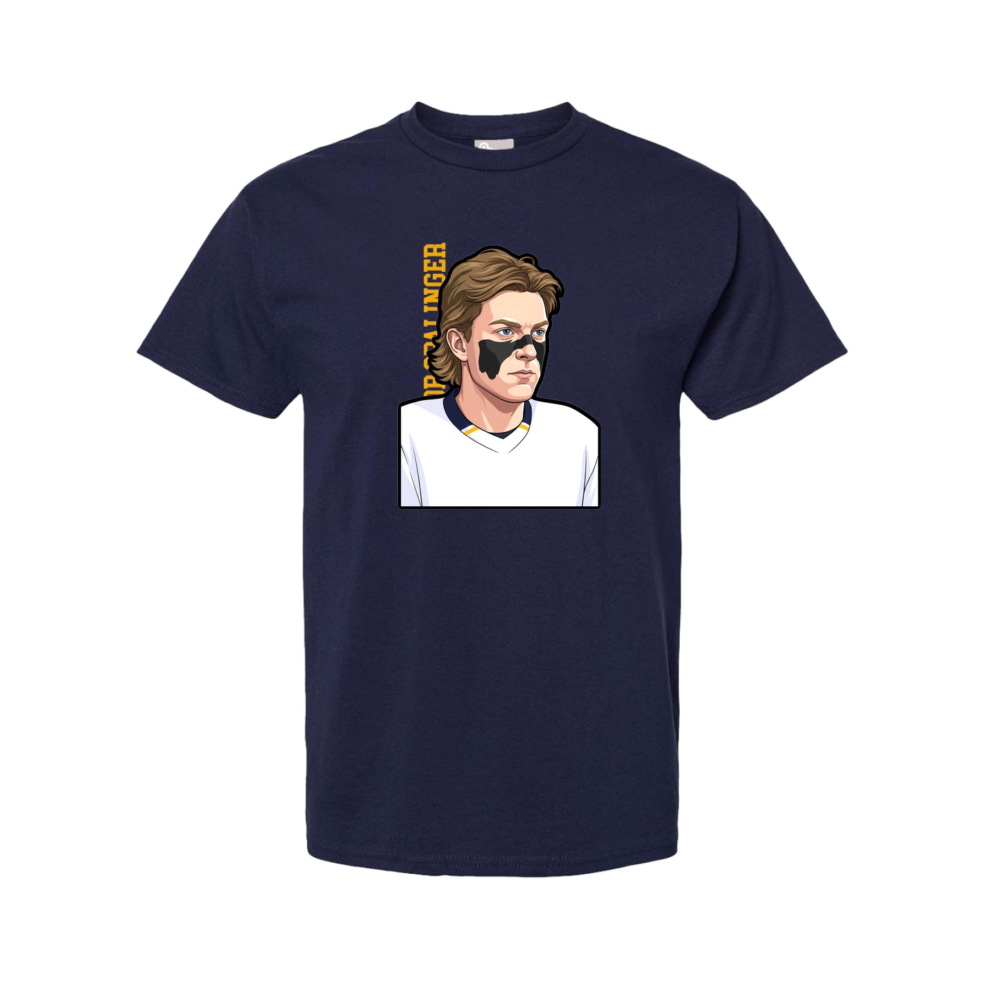 Tee — Name Vertical in Navy