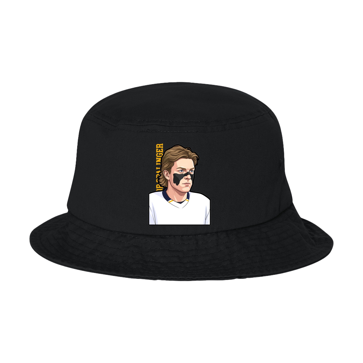 Bucket Cap — Name Vertical in Black