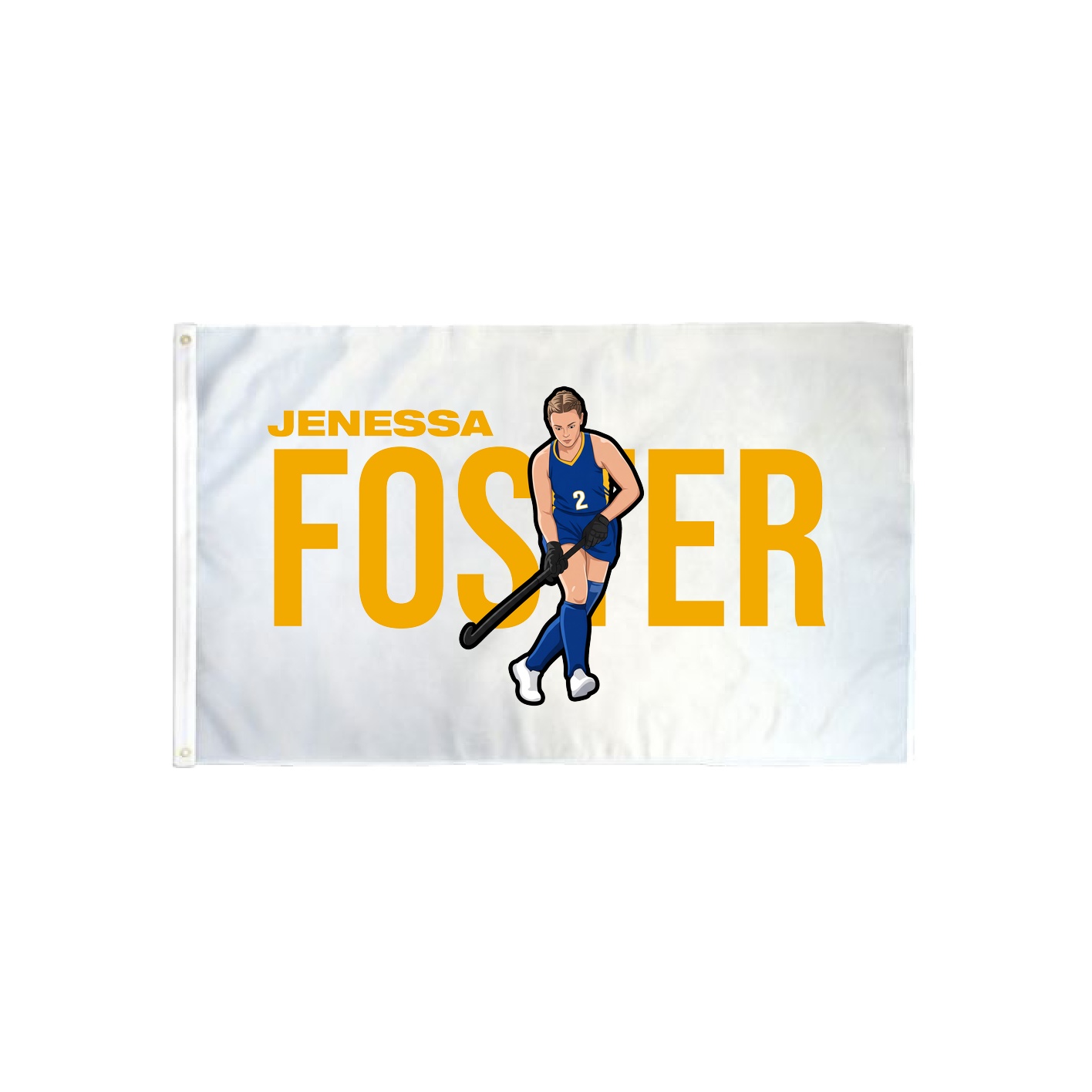 3x5 Flag — Player Name in Classic