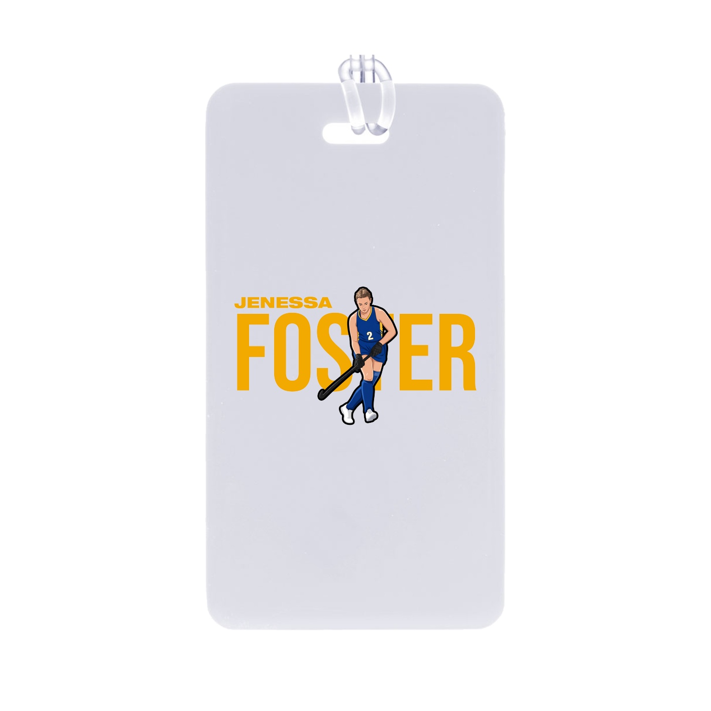 Bag Tag — Player Name in Classic