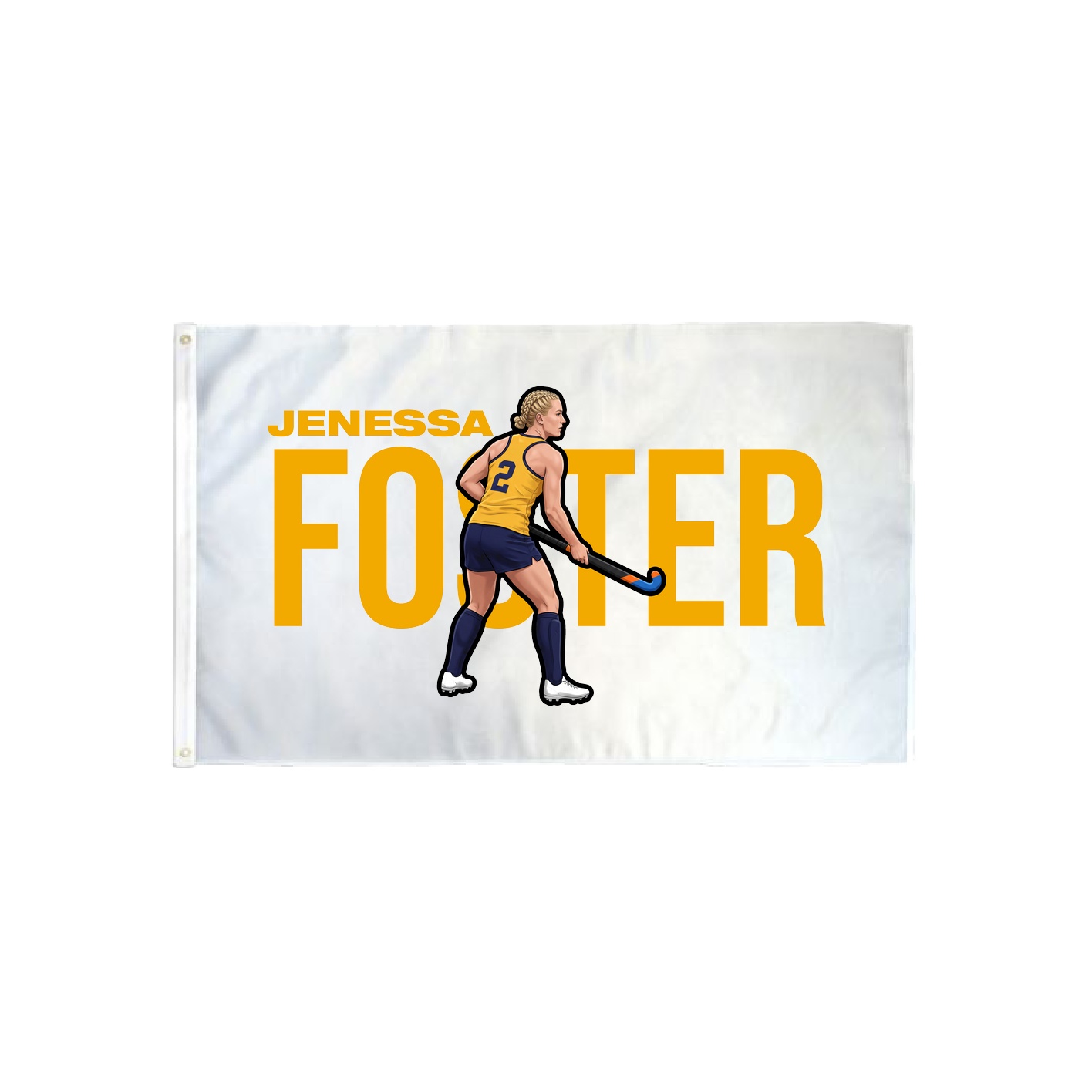 3x5 Flag — Player Name in Classic