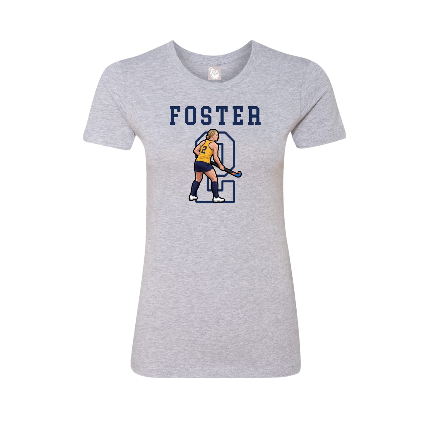 Fitted Women's Tee — Shirsey in Grey