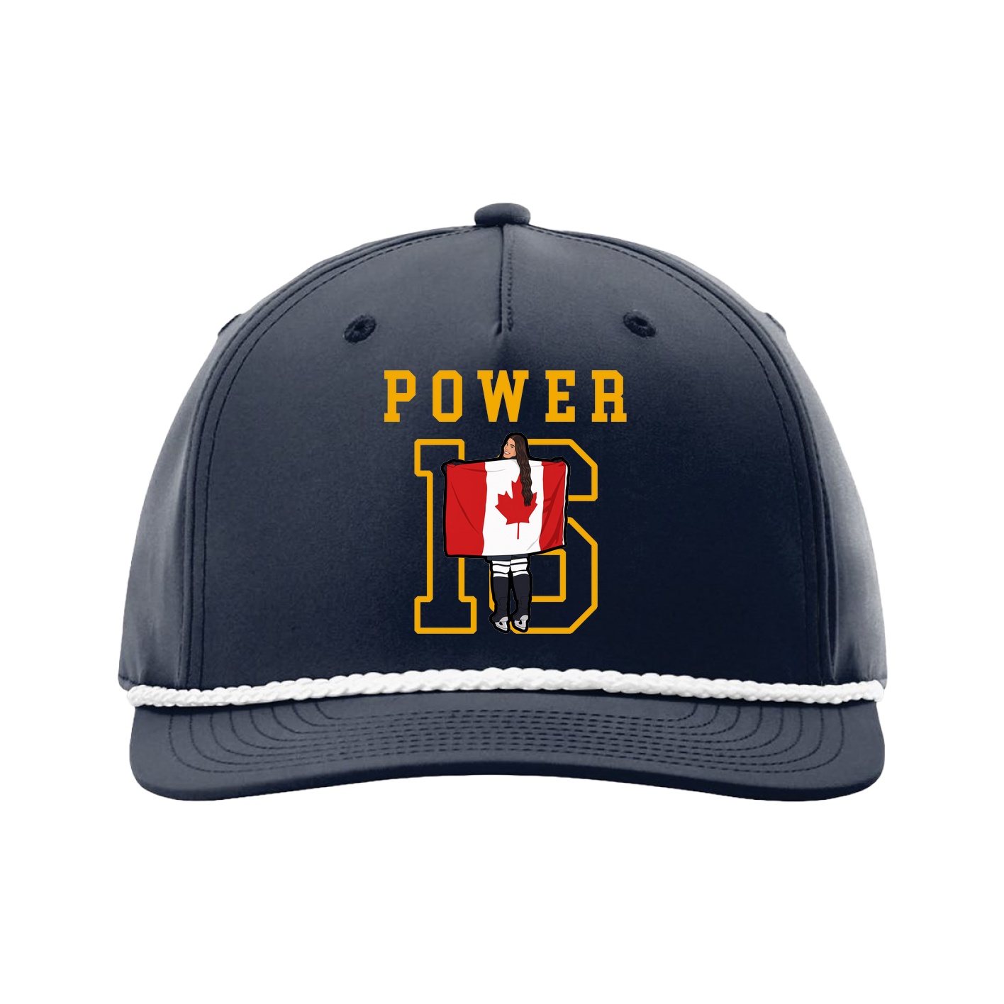 Five-Panel Classic Rope Cap — Shirsey in Navy