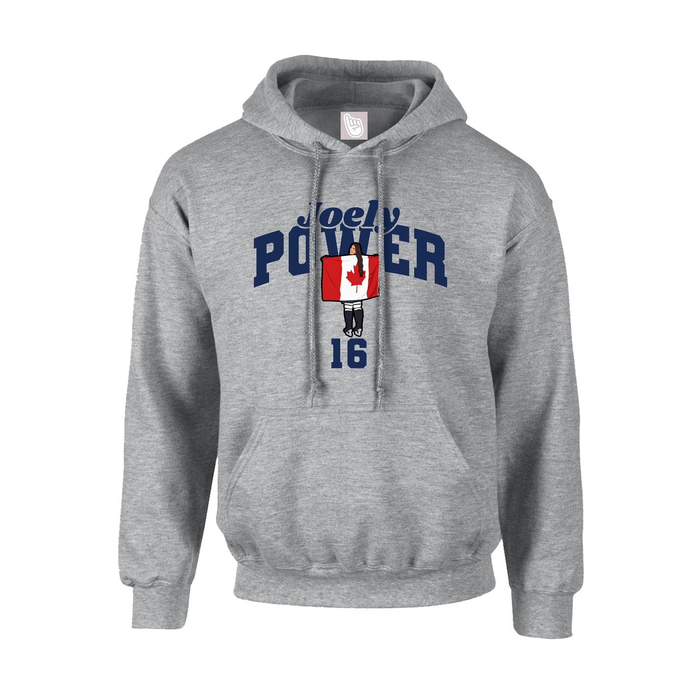 Hoodie — Signature Arch in Grey
