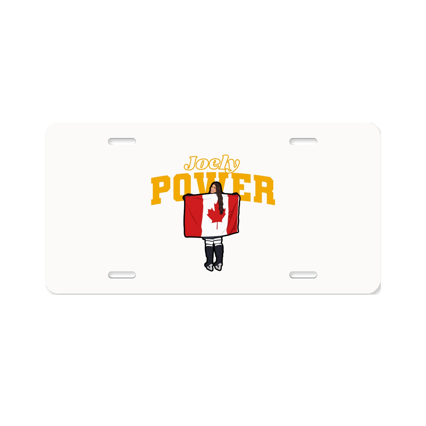 License Plate — Name Arch in Classic