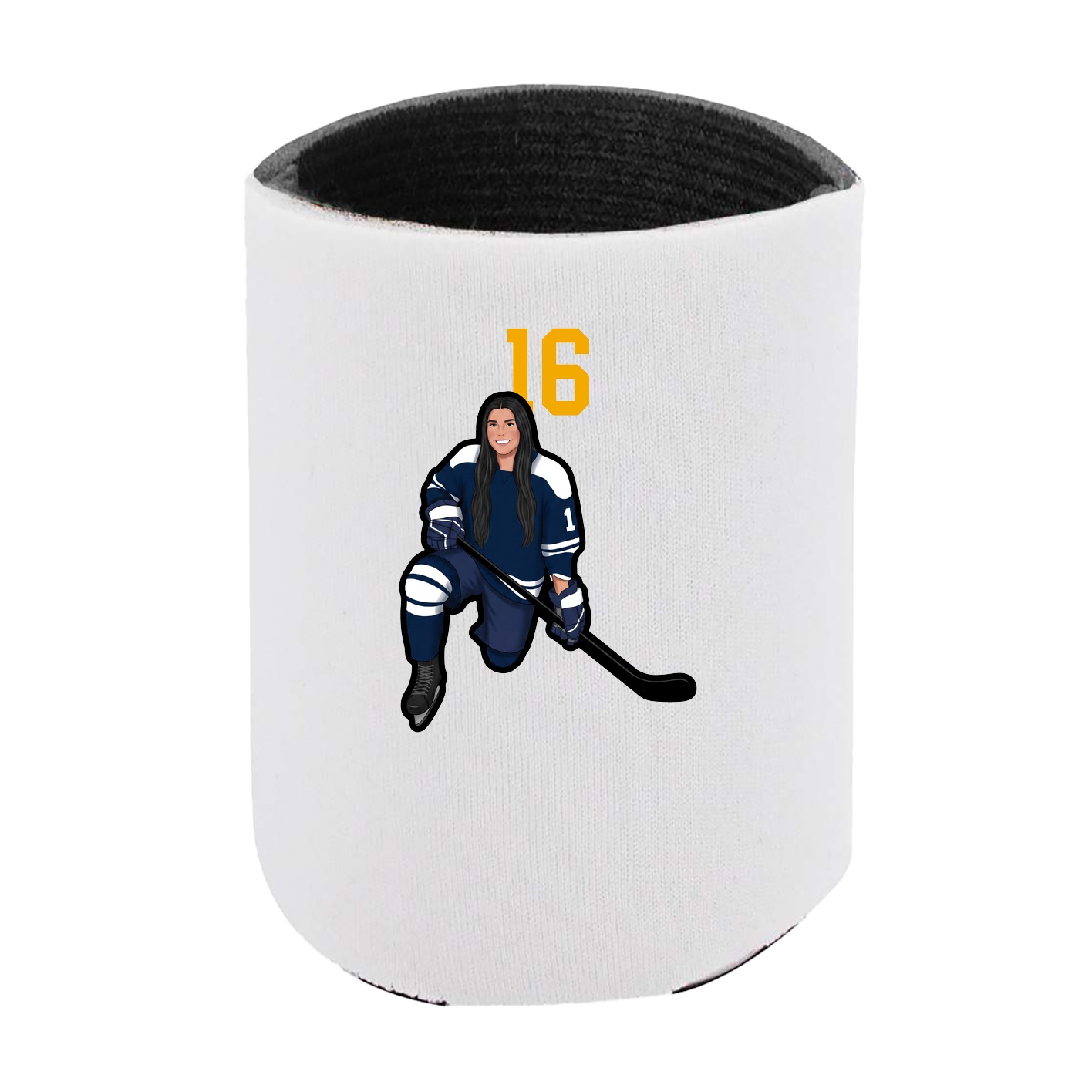 Can Holder — Number Top in White