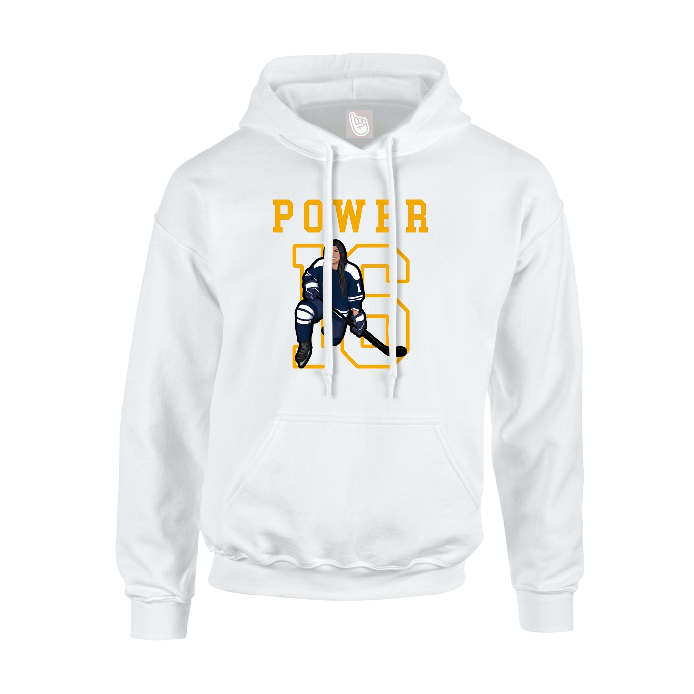 Youth Hoodie — Shirsey in White