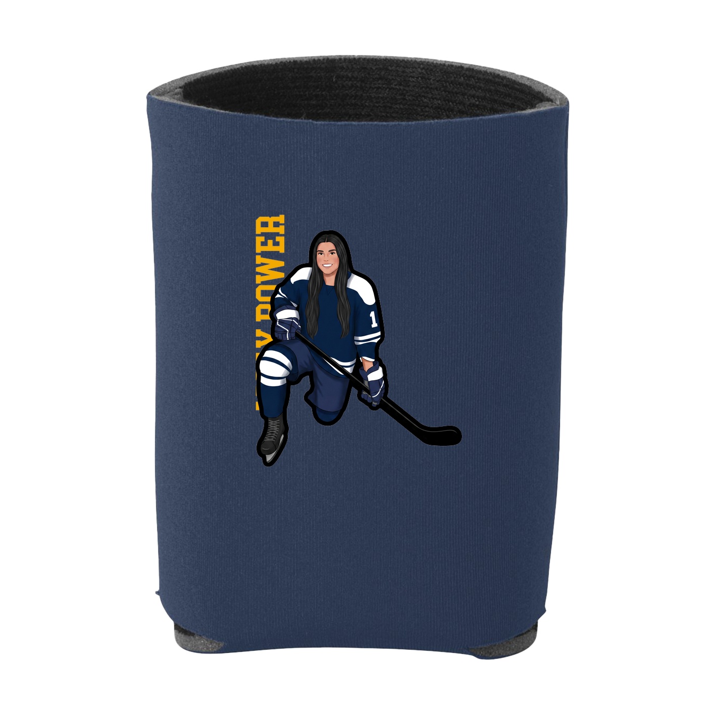 Can Holder — Name Vertical in Navy