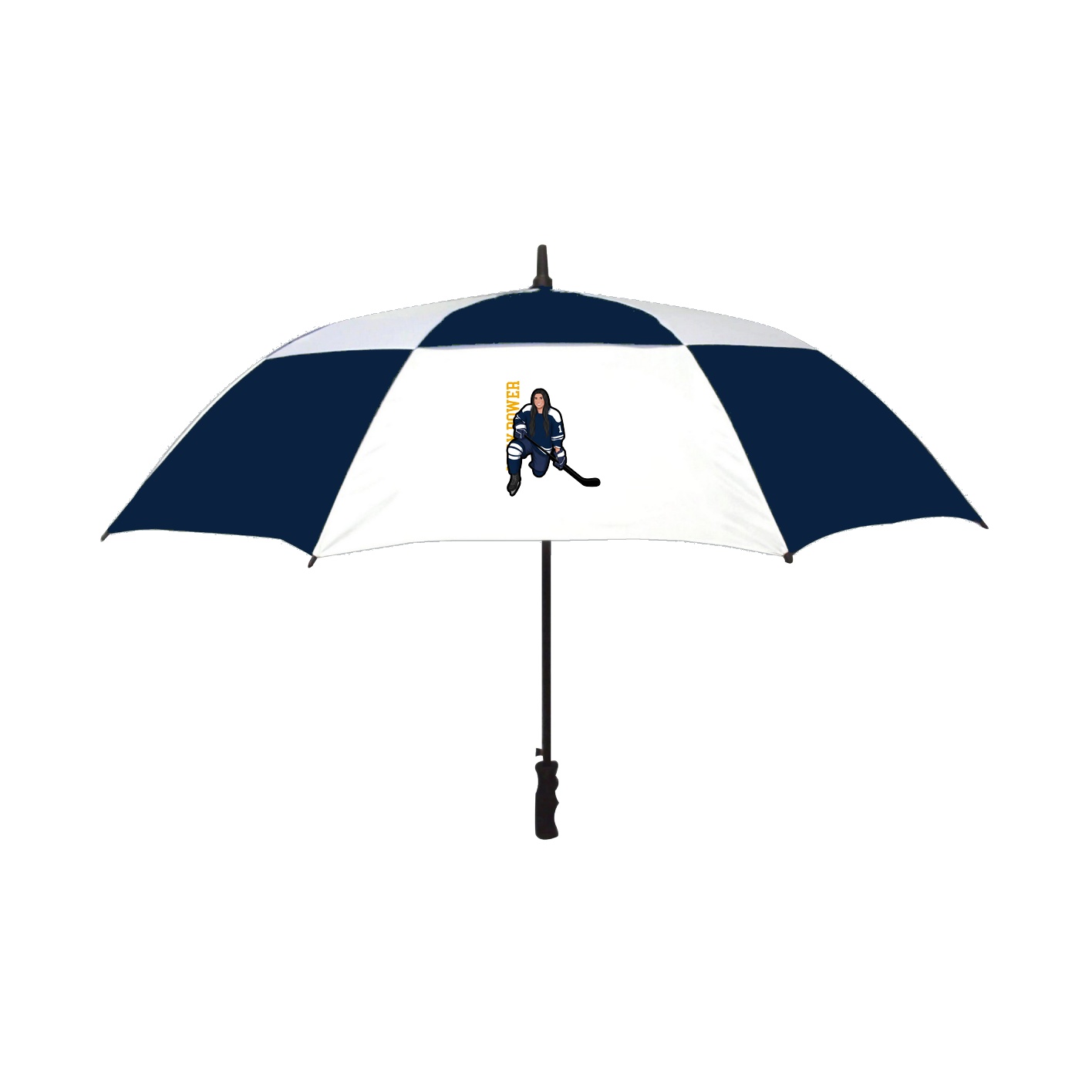 Golf Umbrella — Name Vertical in Navy