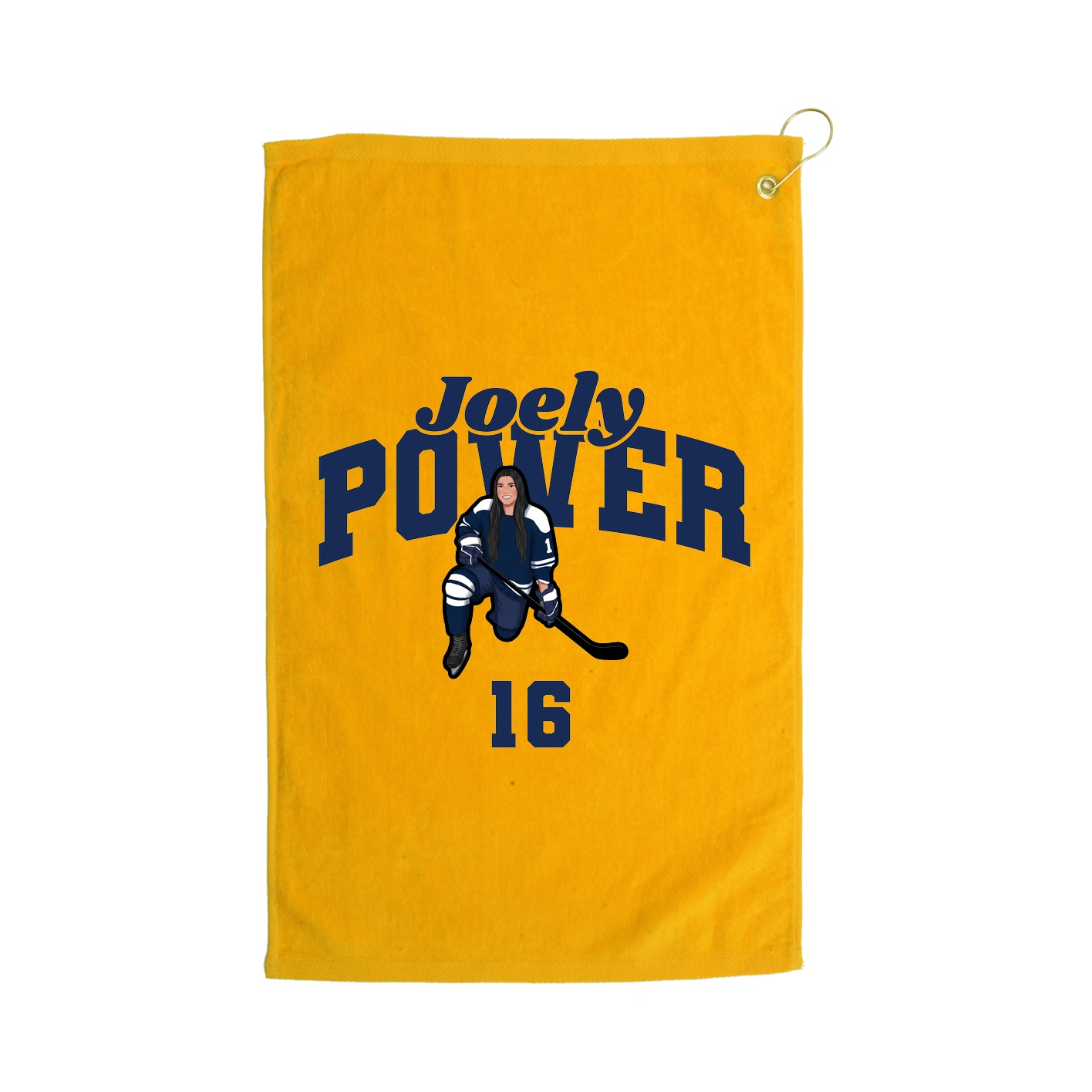 Golf Towel — Signature Arch in Gold