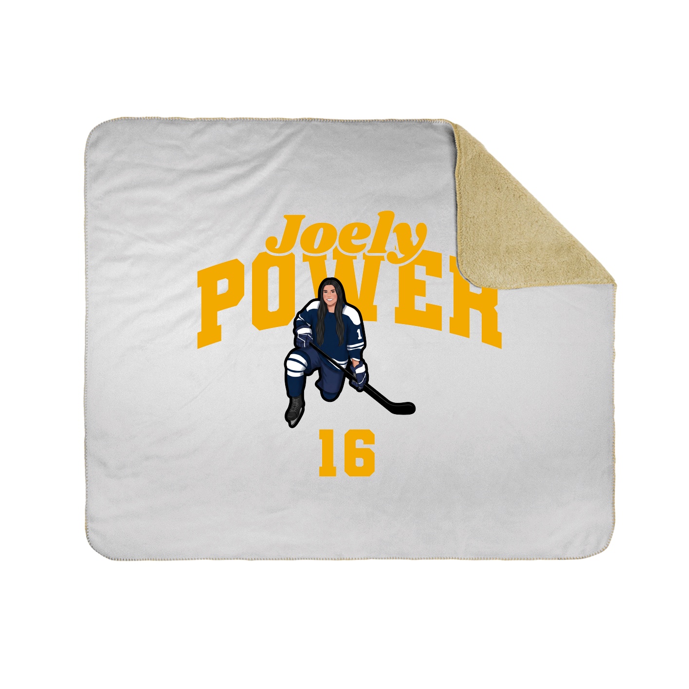 Throw Blanket — Signature Arch in White