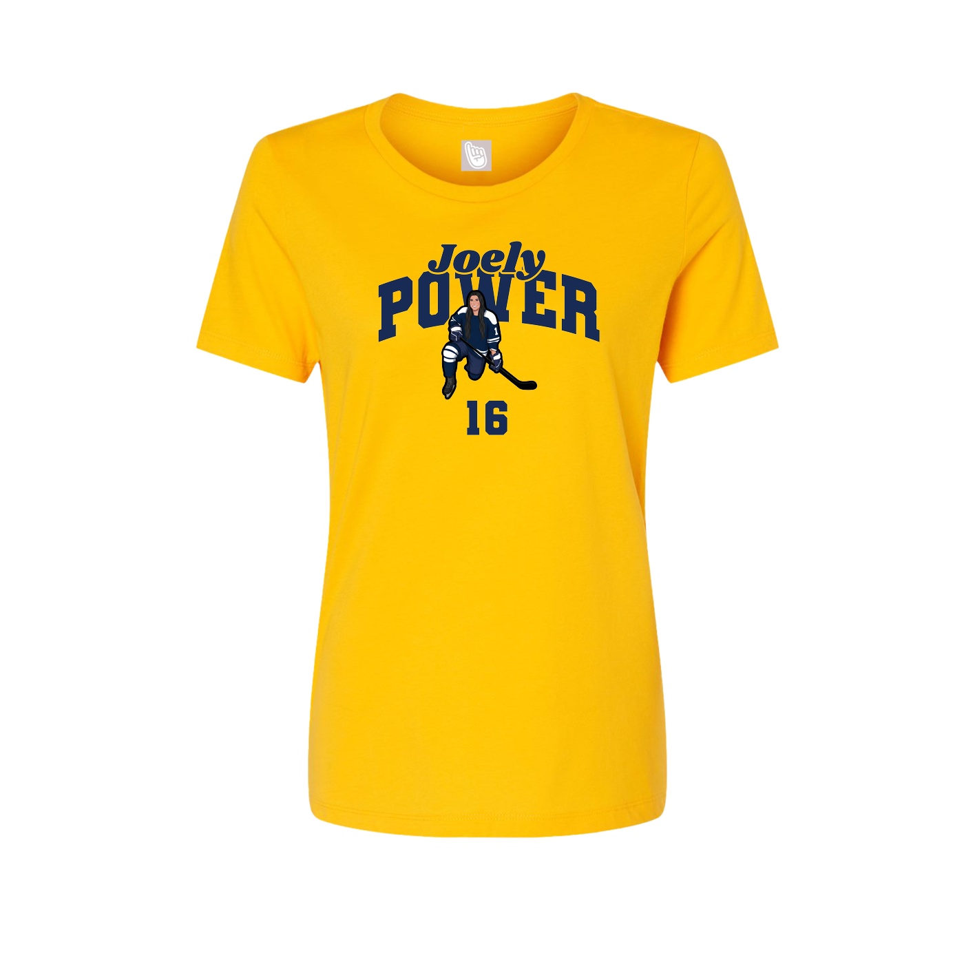 Womens Tee — Signature Arch in Gold
