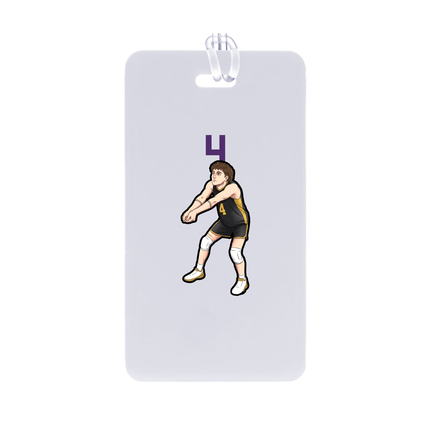 Bag Tag — Number Top in Classic