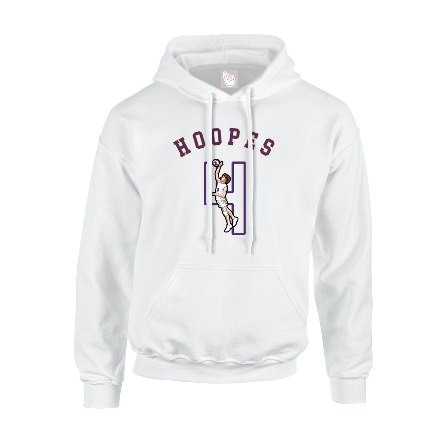Youth Hoodie — Shirsey Arch in White