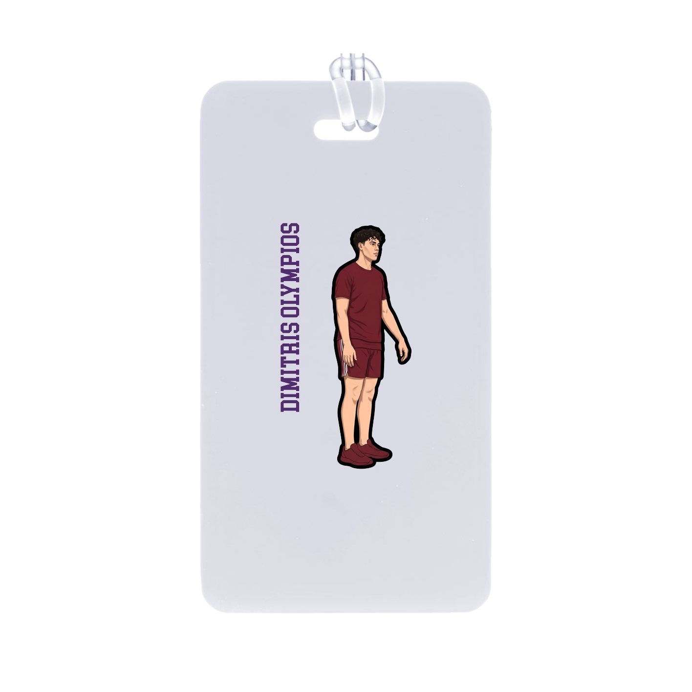 Bag Tag — Name Vertical in Classic