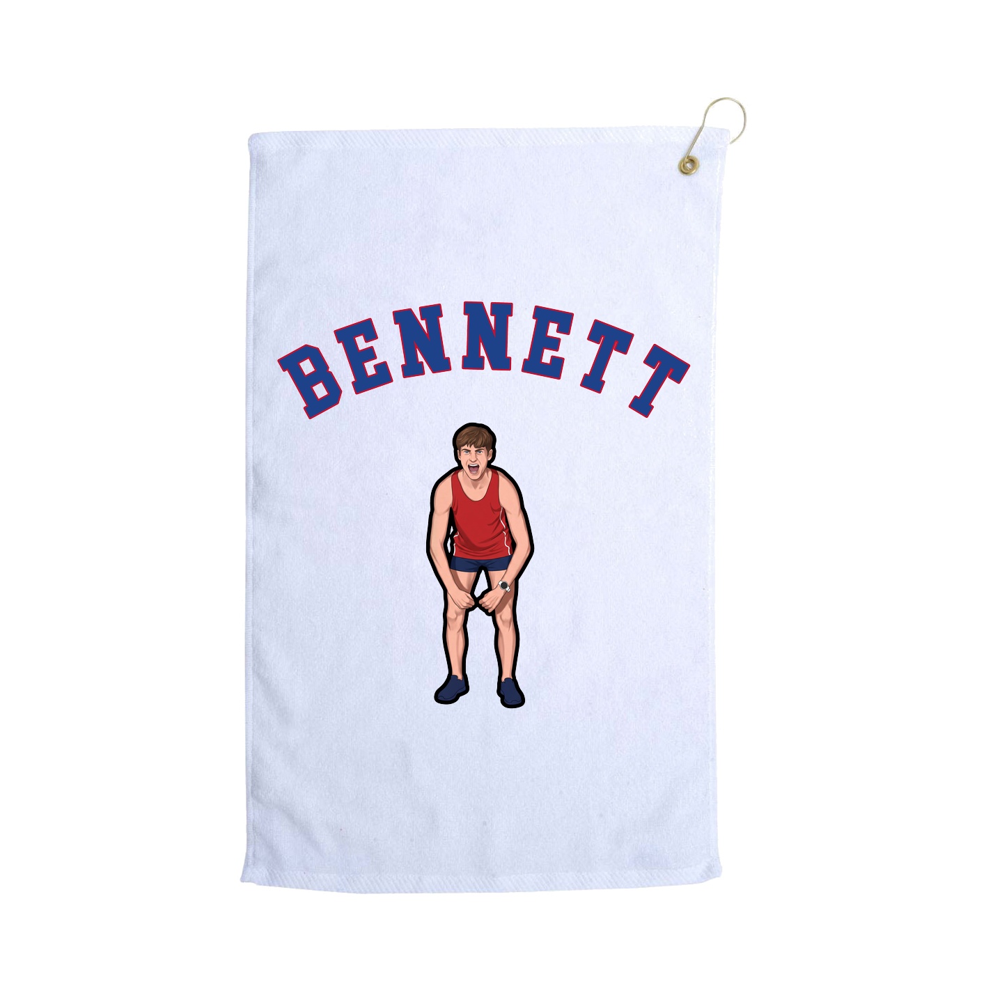 Golf Towel — Shirsey Arch in White