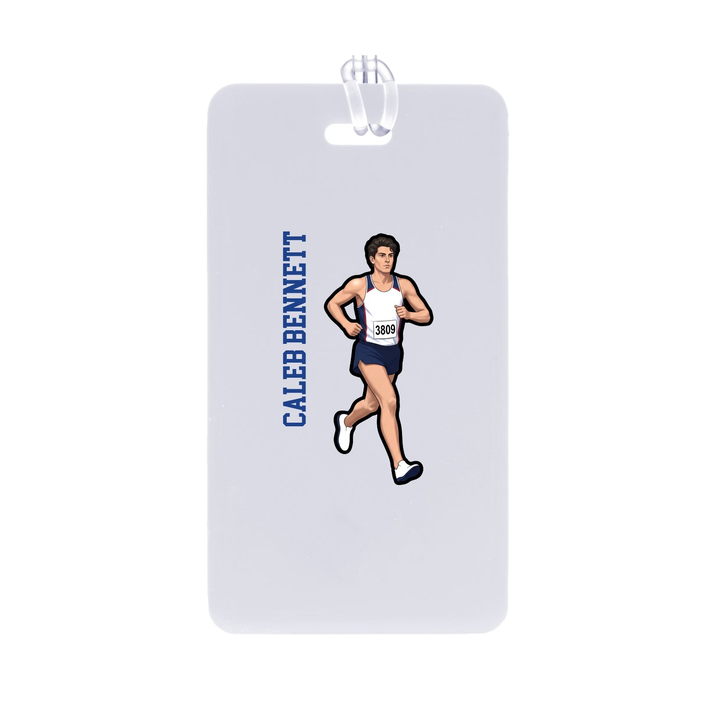 Bag Tag — Name Vertical in Classic