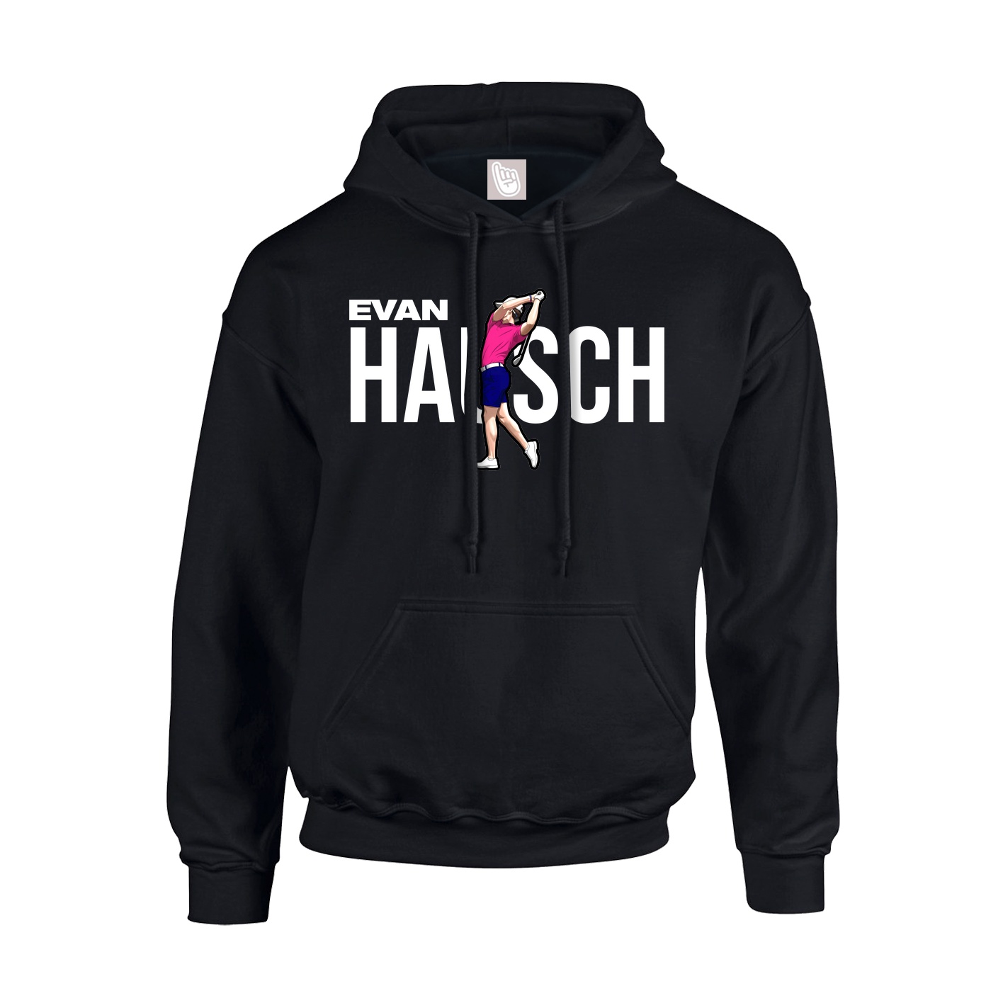 Youth Hoodie — Player Name in Black