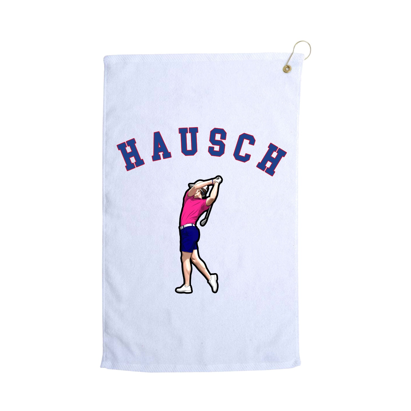 Golf Towel — Shirsey Arch in White