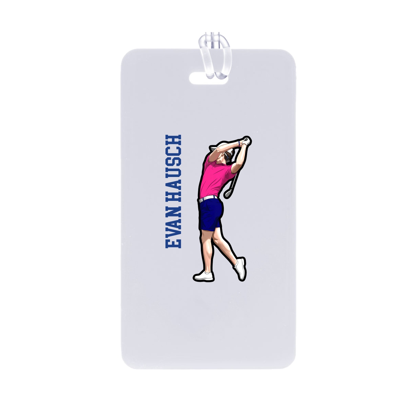 Bag Tag — Name Vertical in Classic