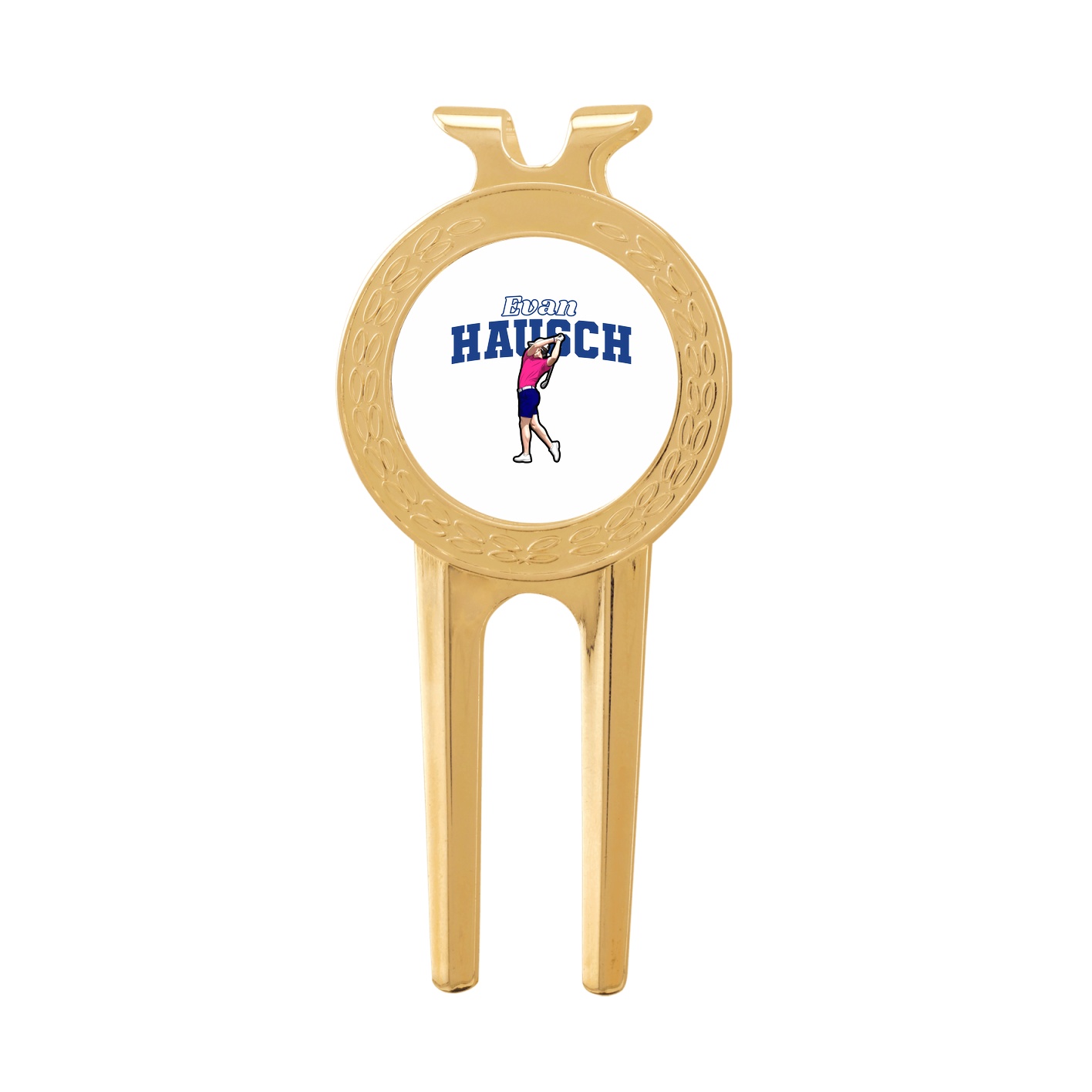 Divot Tool with Ball Marker — Name Arch in Classic