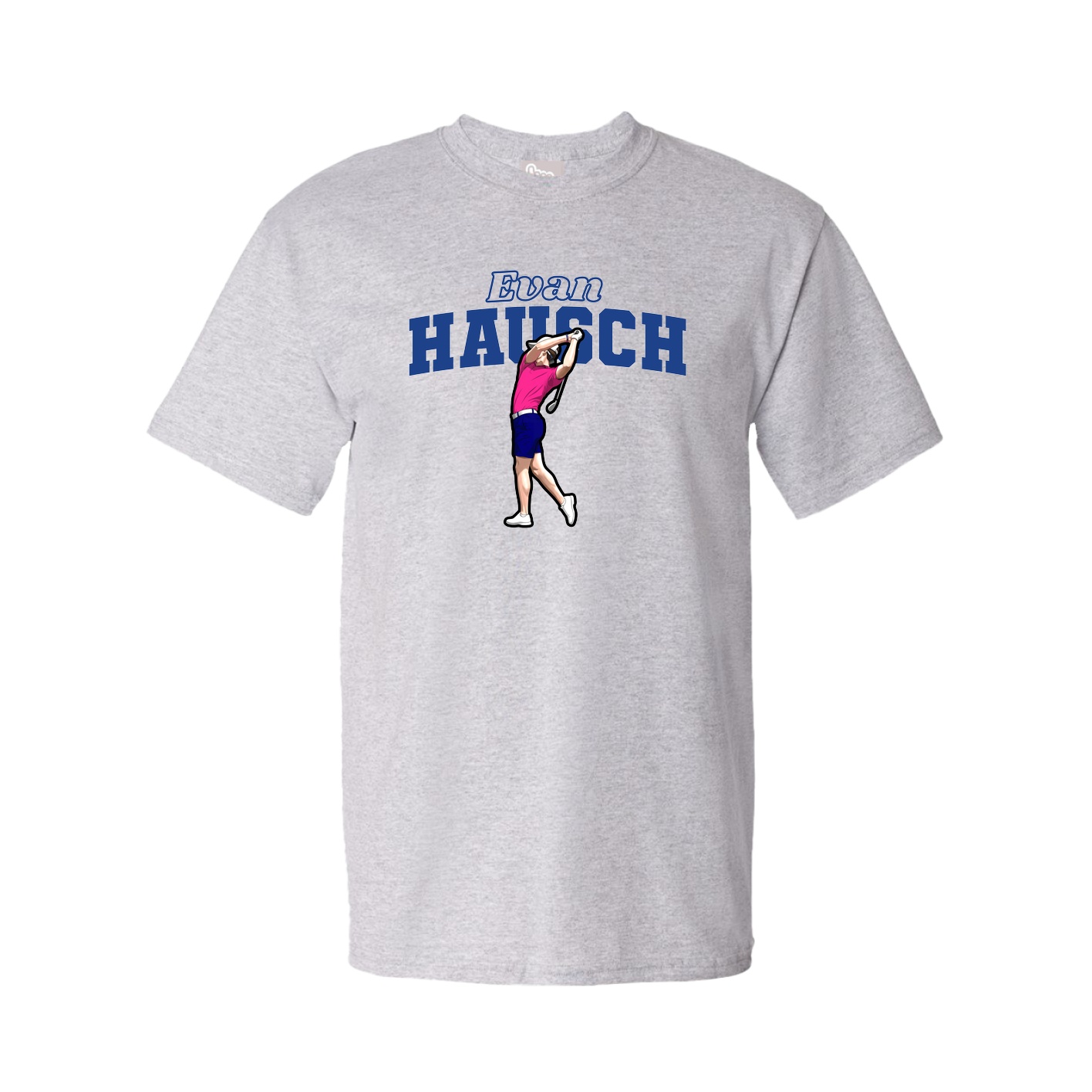 Tee — Name Arch in Grey