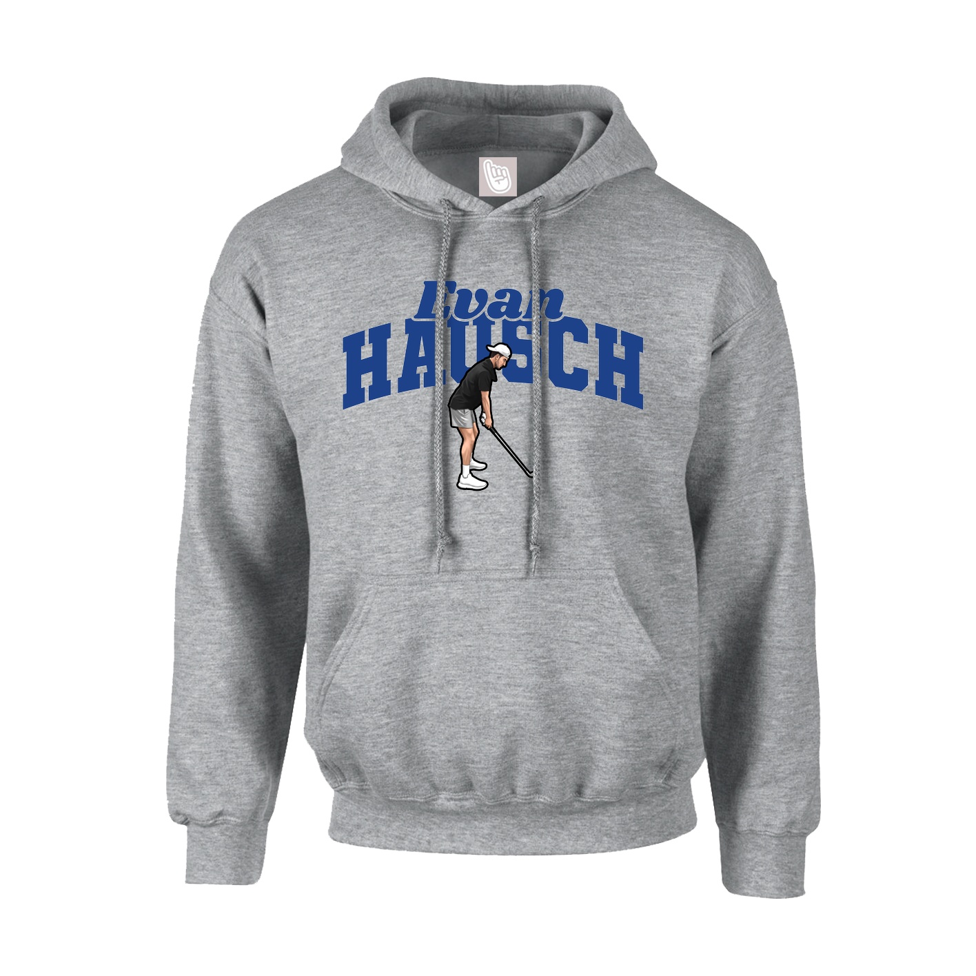 Youth Hoodie — Signature Arch in Grey