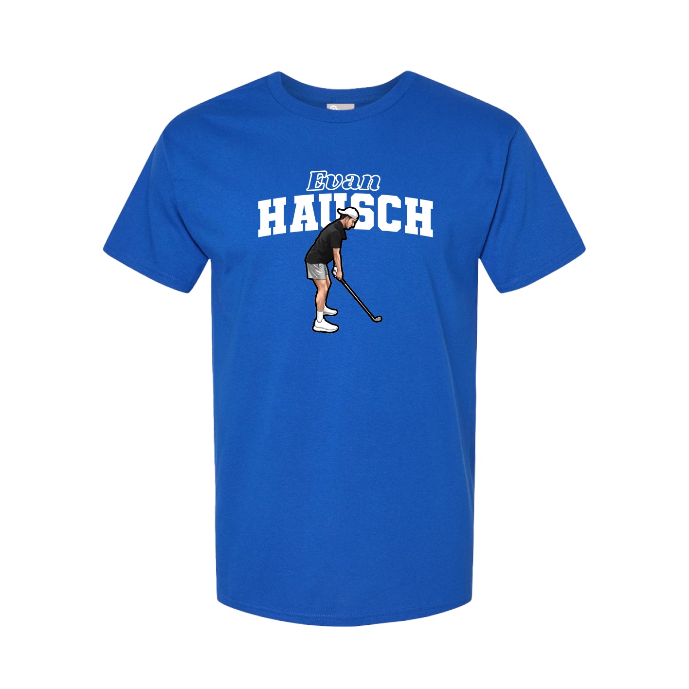 Youth Tee — Name Arch in Royal