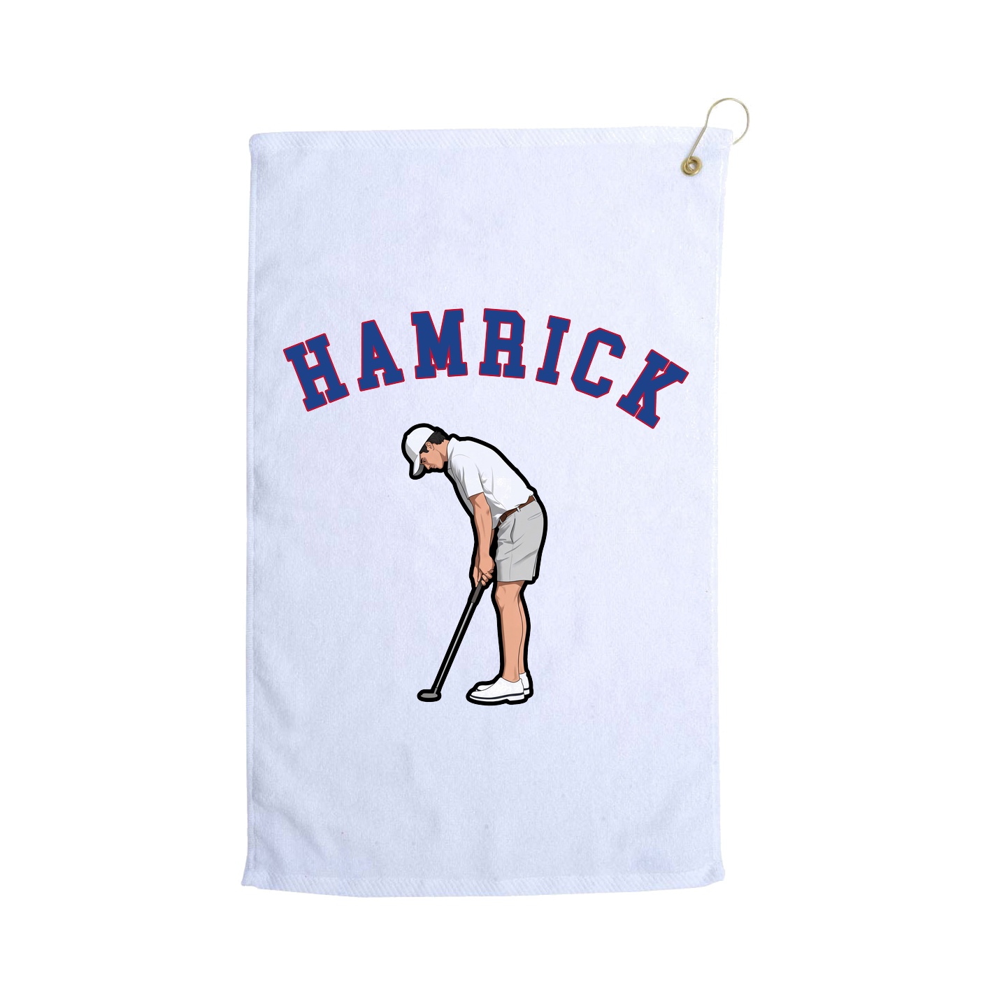 Golf Towel — Shirsey Arch in White