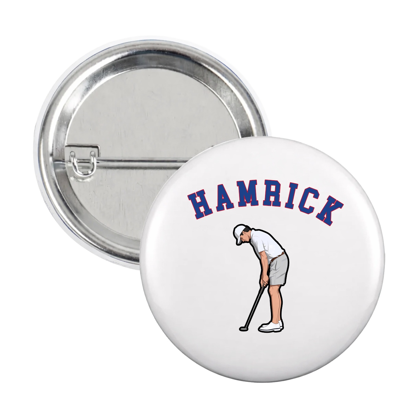 Game Day Button — Shirsey Arch in White