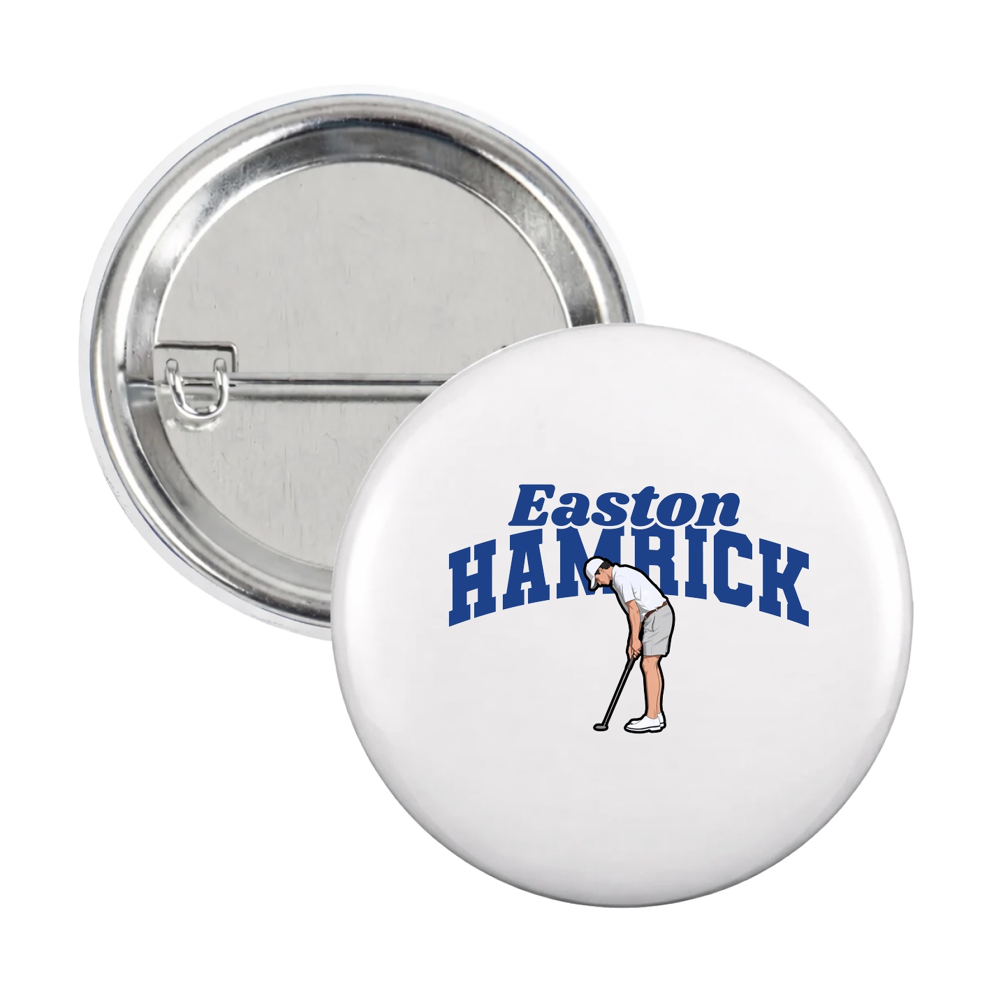 Game Day Button — Signature Arch in White
