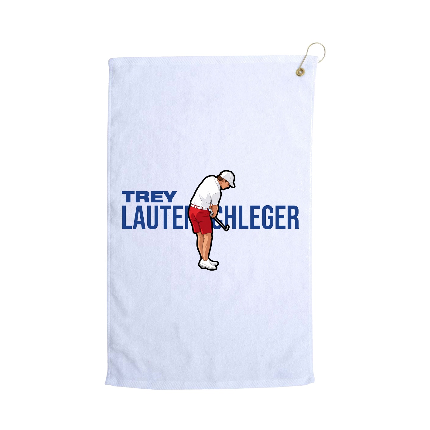 Golf Towel — Player Name in White