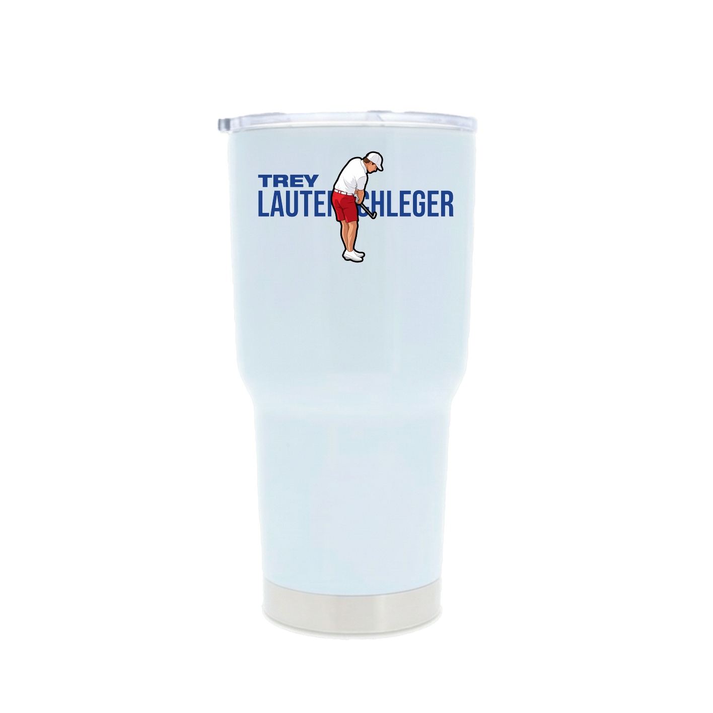 30oz Stainless Steel Tumbler — Player Name in White