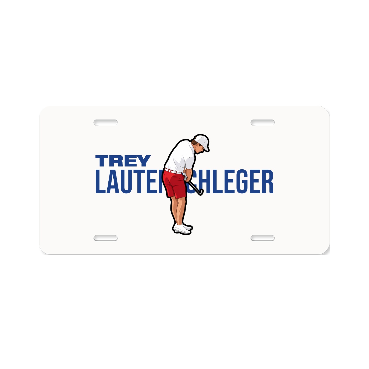 License Plate — Player Name in Classic