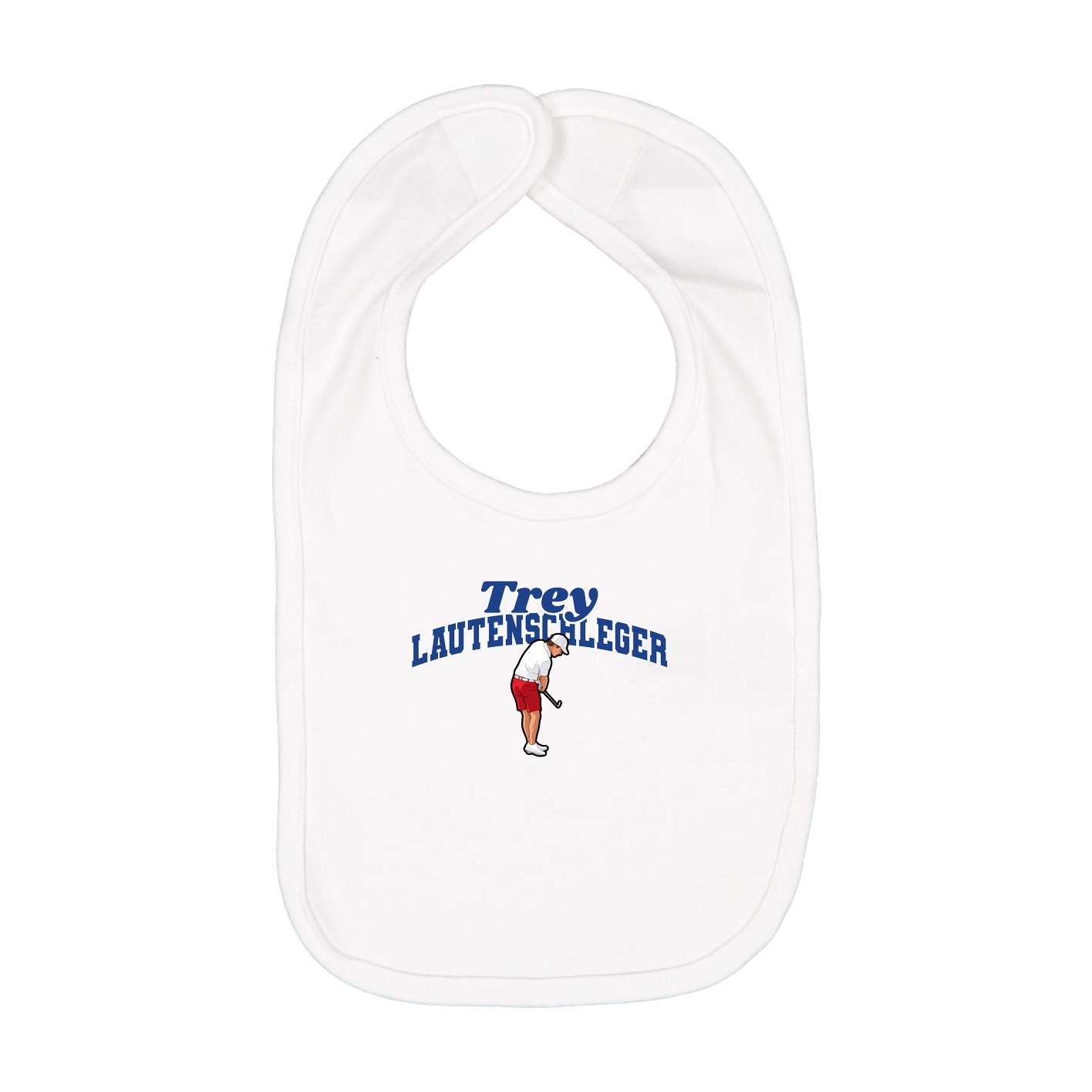 Infant Bib — Signature Arch in White