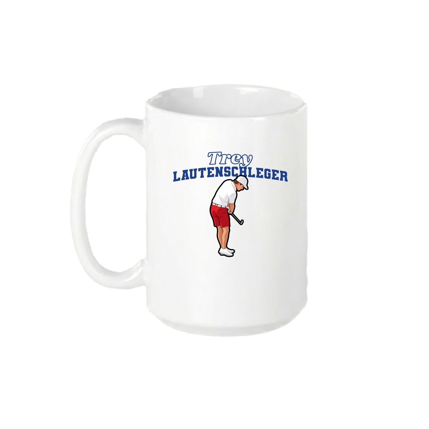 15oz Coffee Mug — Name Arch in White