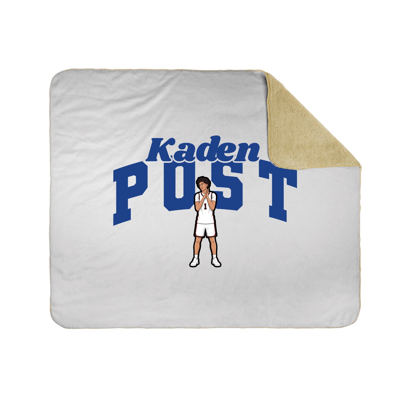 Throw Blanket — Signature Arch in White
