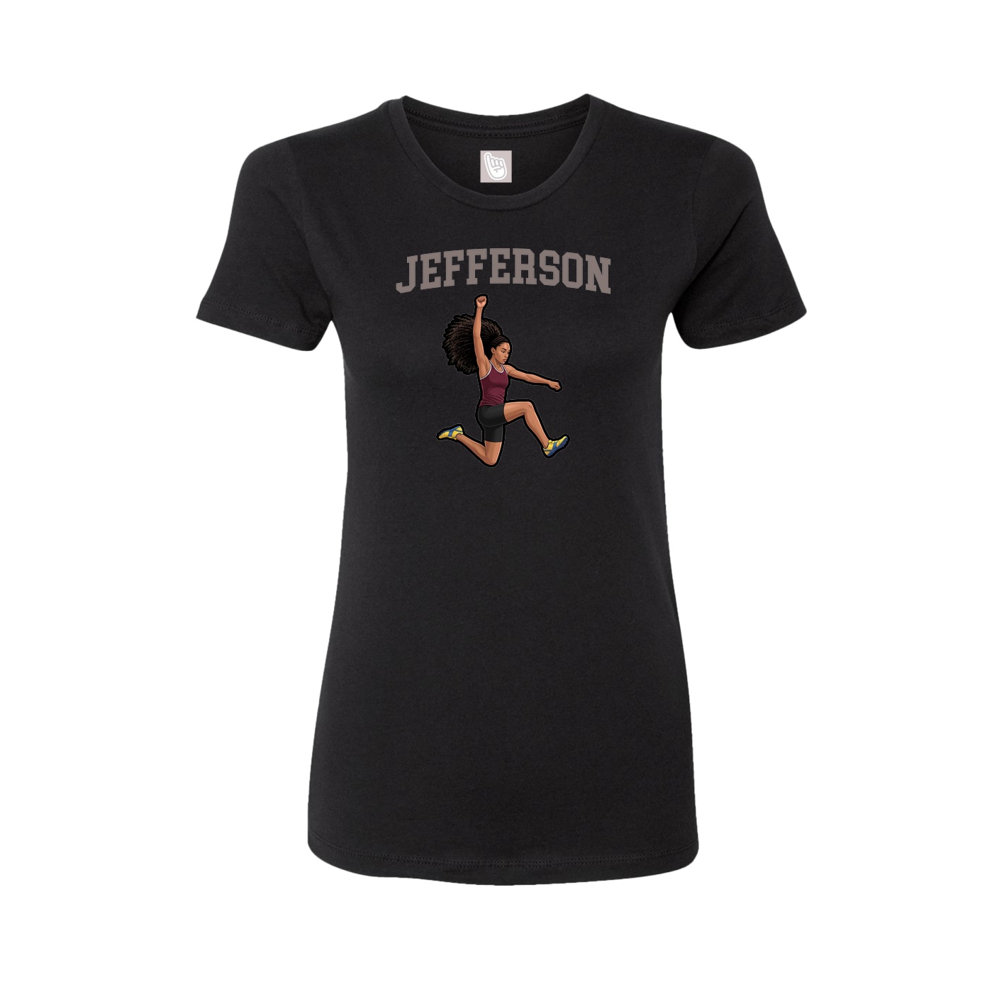 Fitted Women's Tee — Shirsey in Black