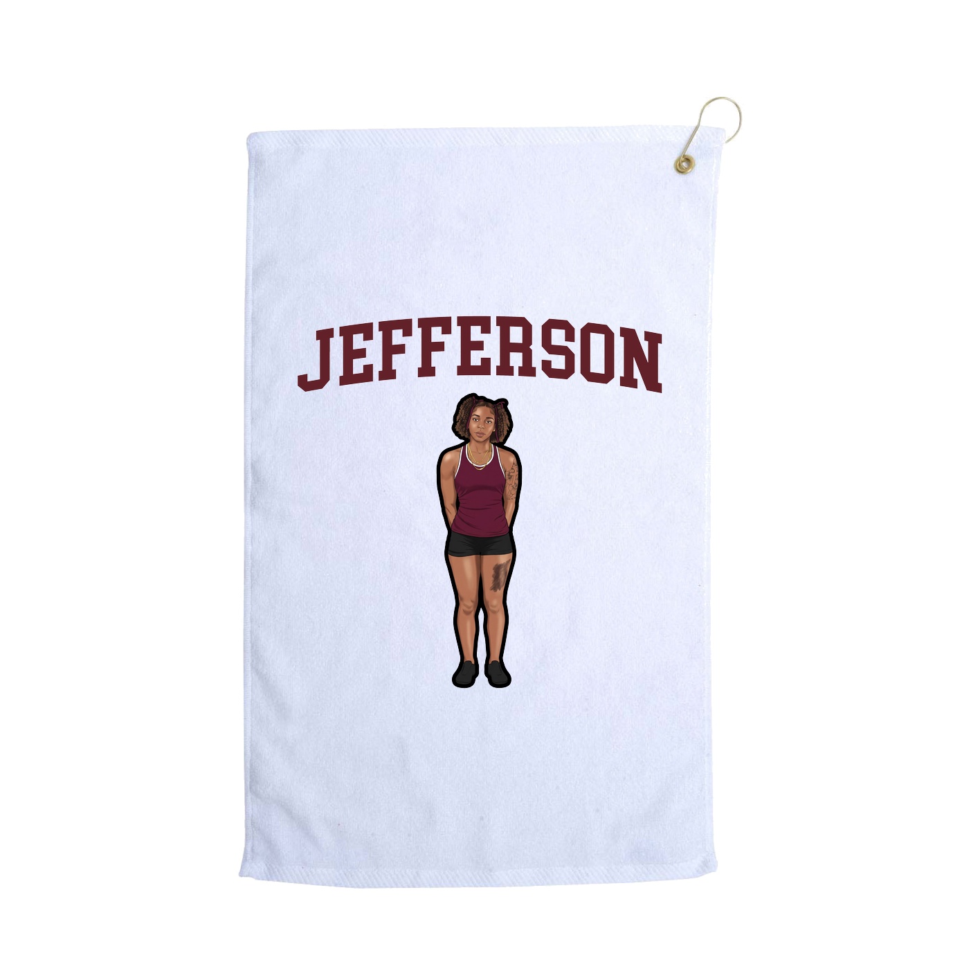 Golf Towel — Shirsey in White