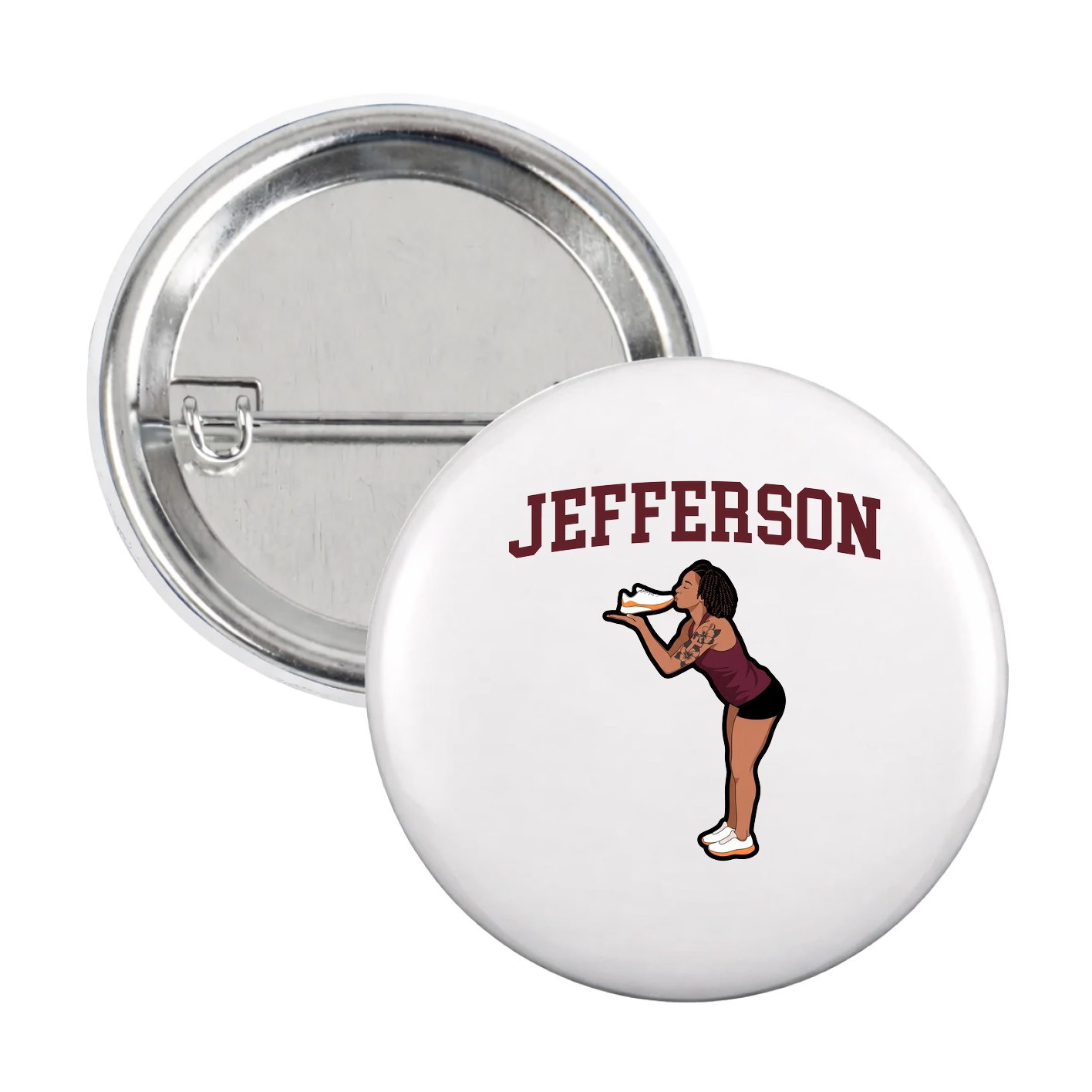 Game Day Button — Shirsey in White
