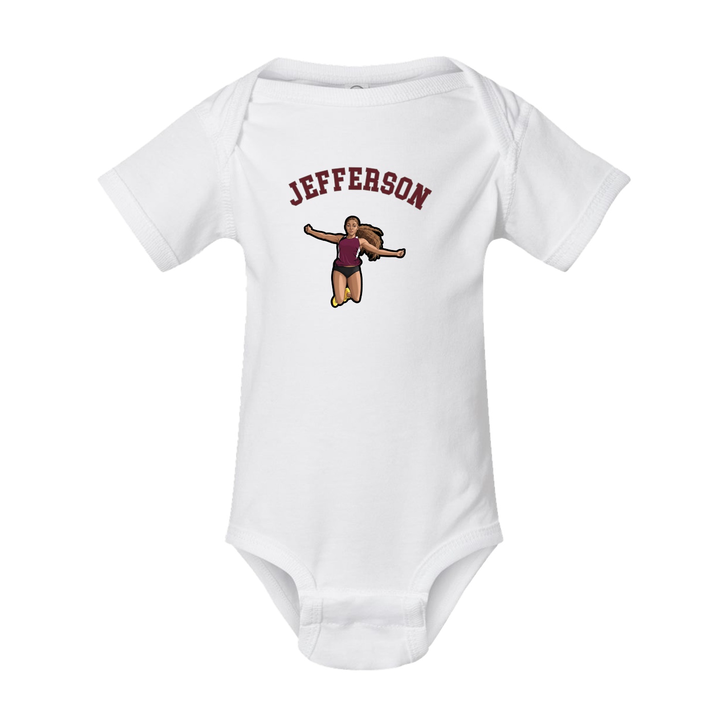 Baby Onesie — Shirsey Arch in White