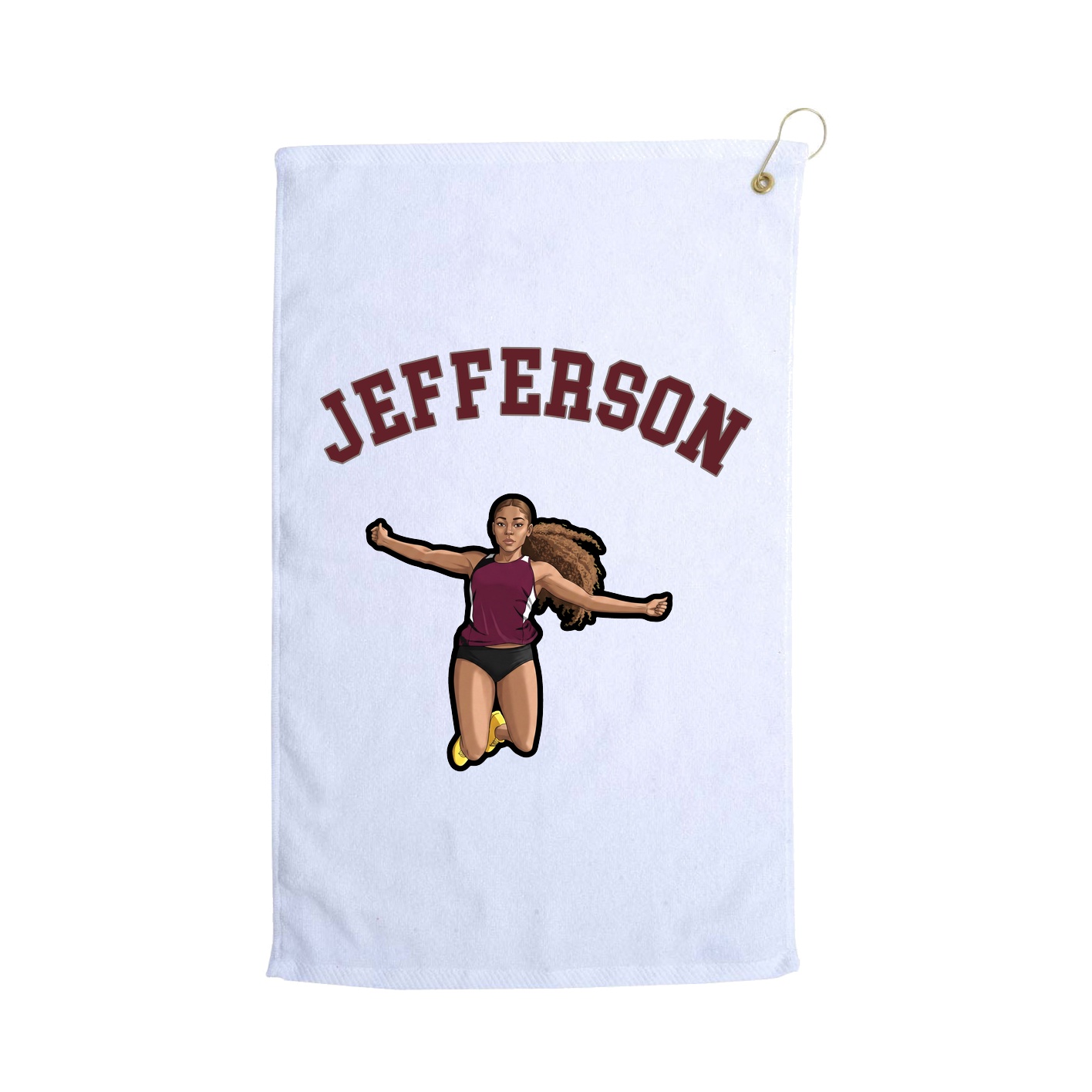 Golf Towel — Shirsey Arch in White