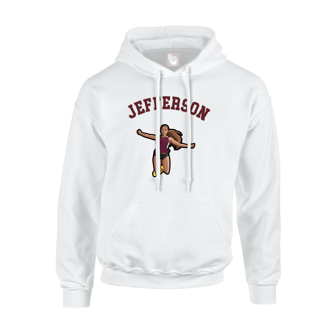 Hoodie — Shirsey Arch in White