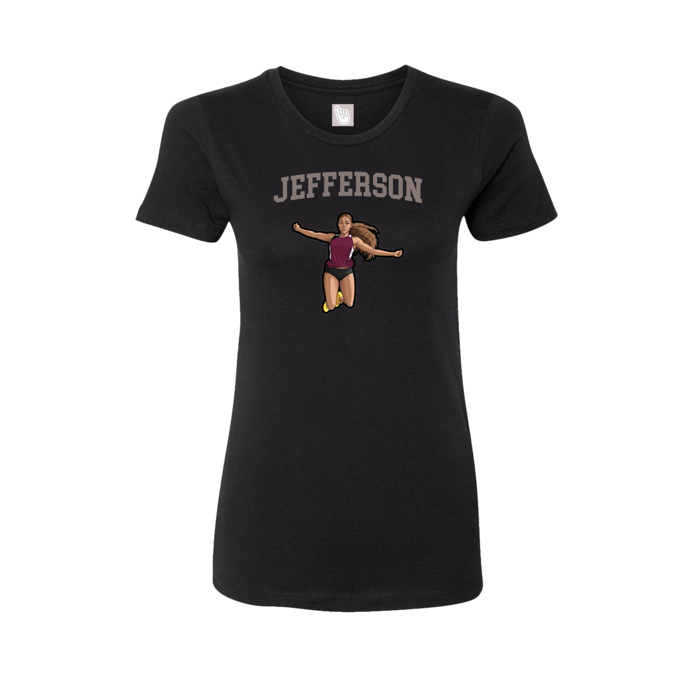 Fitted Women's Tee — Shirsey in Black