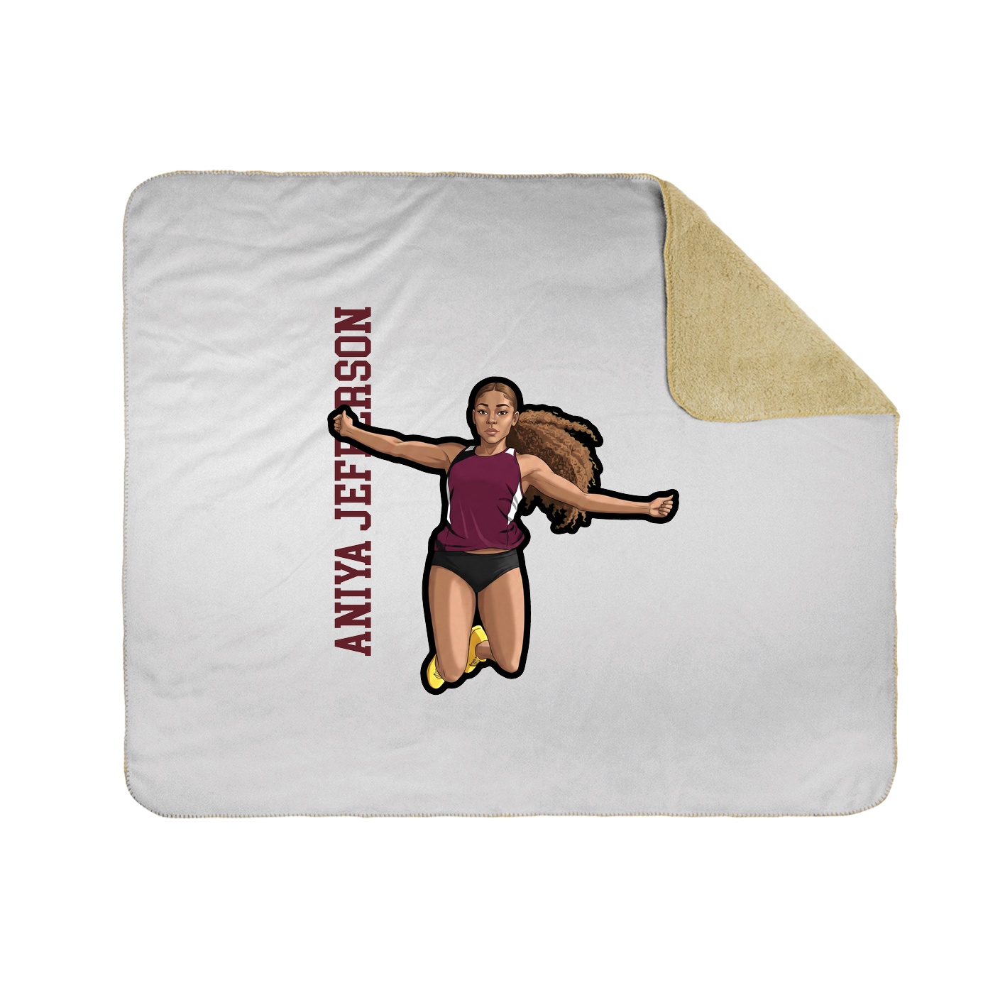 50x60 Sherpa Lined Throw Blanket
